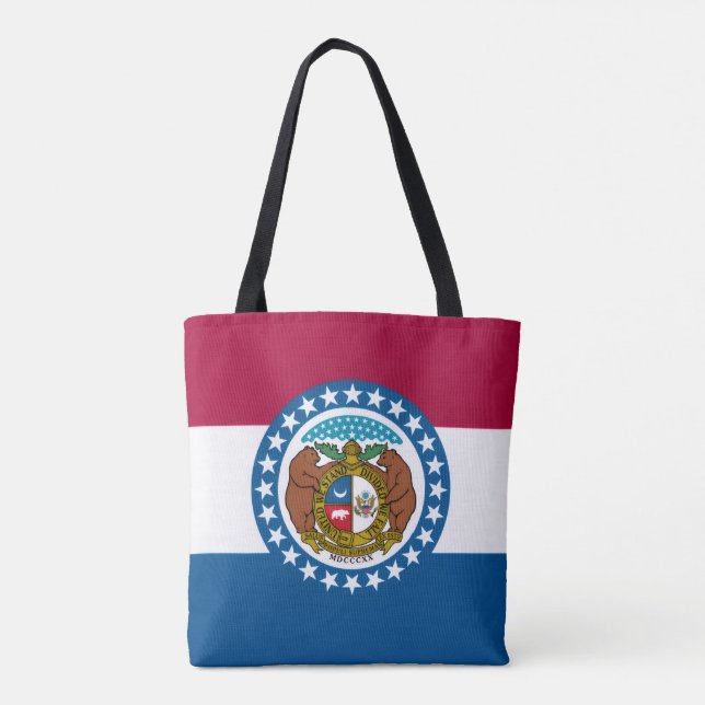 Tote Bag Drapeau du Missouri (Dos)