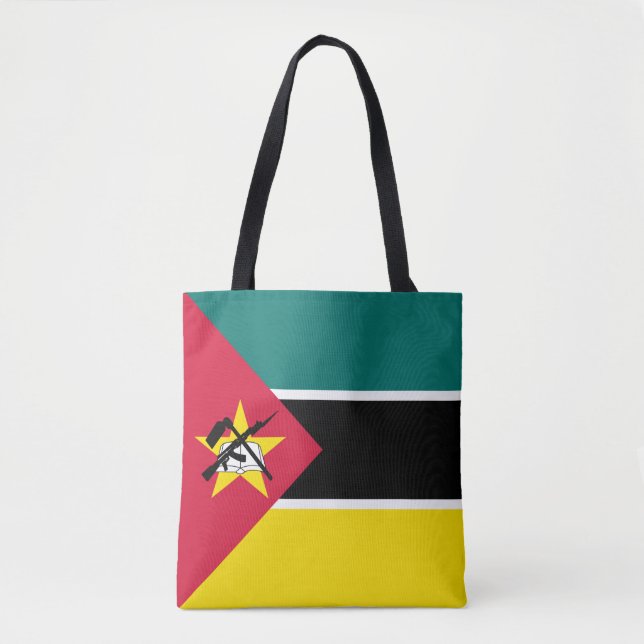 Tote Bag Drapeau du Mozambique (Devant)