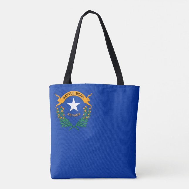 Tote Bag Drapeau du Nevada (Dos)