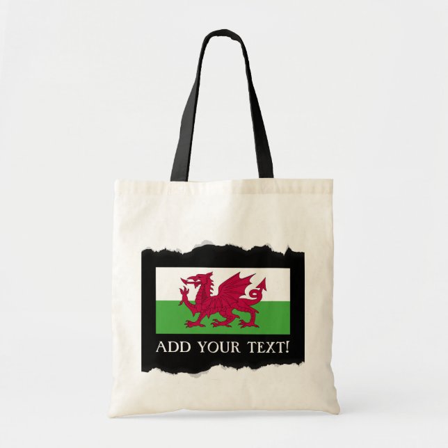 Tote Bag Drapeau du Pays de Galles (Devant)