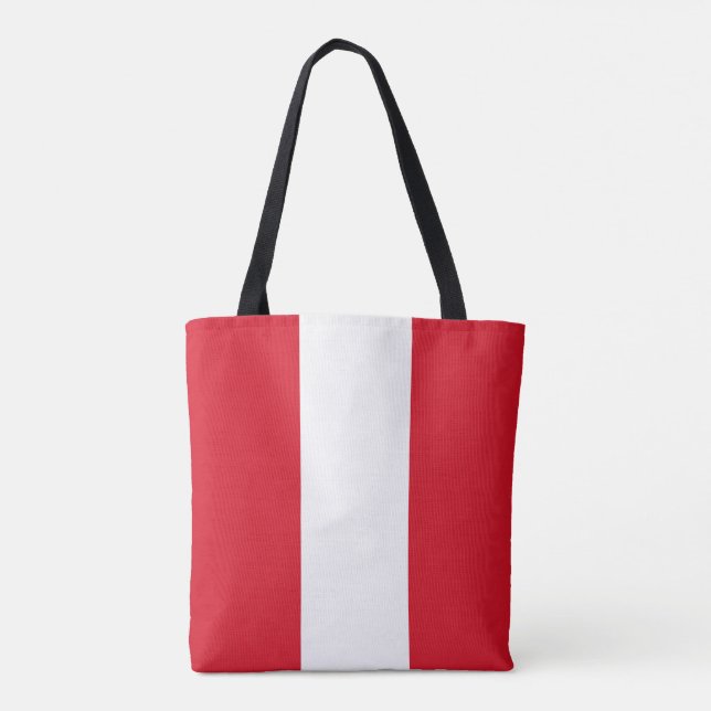 Tote Bag Drapeau du Pérou (Dos)