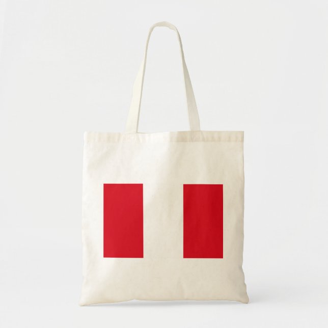 Tote Bag Drapeau du Pérou (Devant)