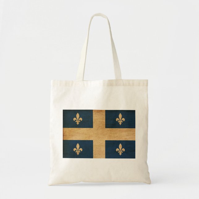Tote Bag Drapeau du Québec (Devant)