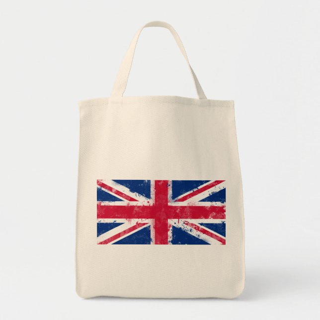 Tote Bag Drapeau du Royaume-Uni ou de l'Union Jack (Devant)