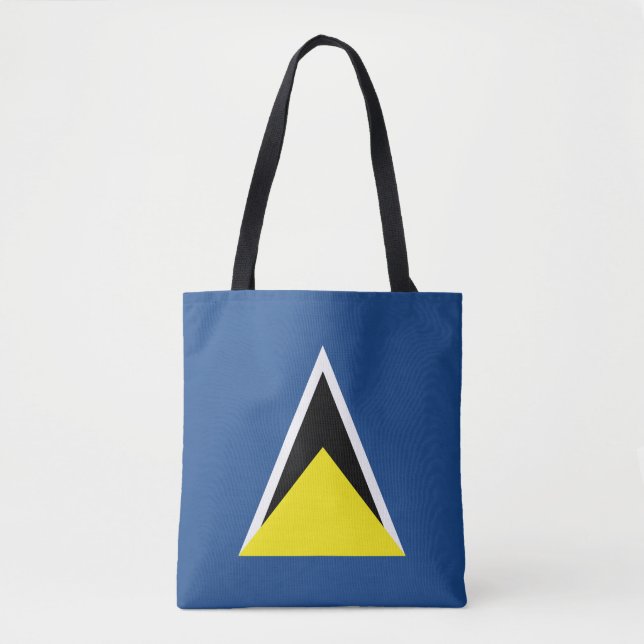 Tote Bag Drapeau du St Lucia (Devant)