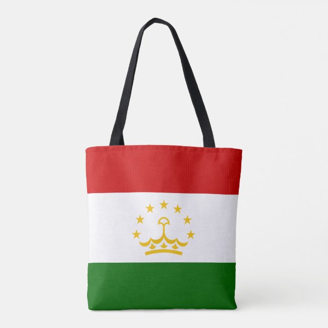 Tote Bag Drapeau du Tadjikistan (Dos)