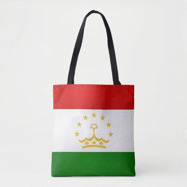 Tote Bag Drapeau du Tadjikistan cool (Devant)