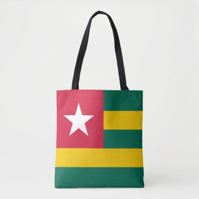 Tote Bag drapeau du Togo (Devant)
