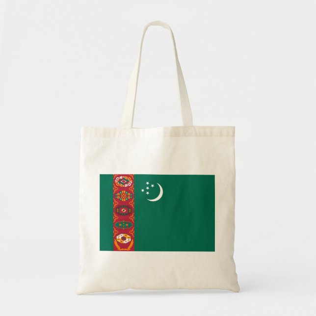 Tote Bag Drapeau du Turkménistan (Devant)