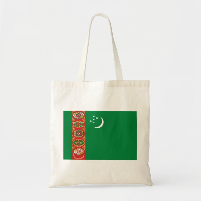Tote Bag Drapeau du Turkménistan (Devant)