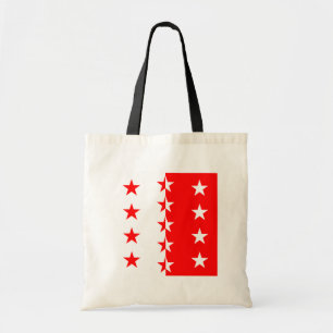 Tote Bag Drapeau du Valais, Suisse