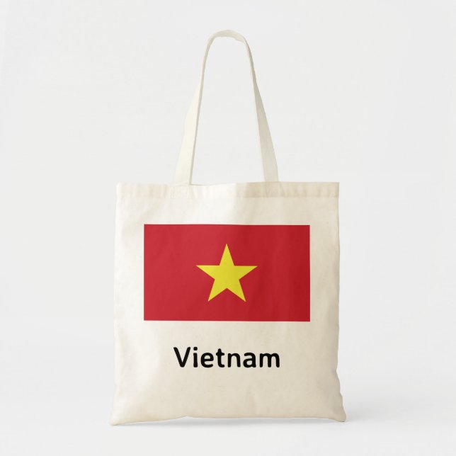Tote Bag Drapeau du Vietnam (Devant)