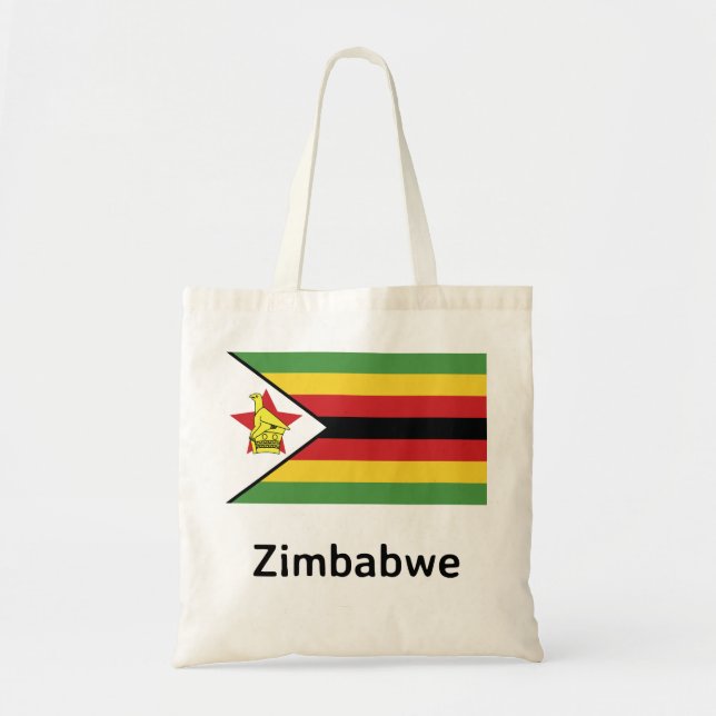 Tote Bag Drapeau du Zimbabwe (Devant)