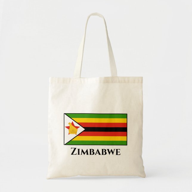 Tote Bag Drapeau du Zimbabwe (Devant)