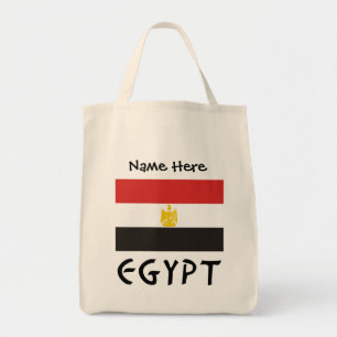 Tote Bag Drapeau égyptien et égyptien personnalisé