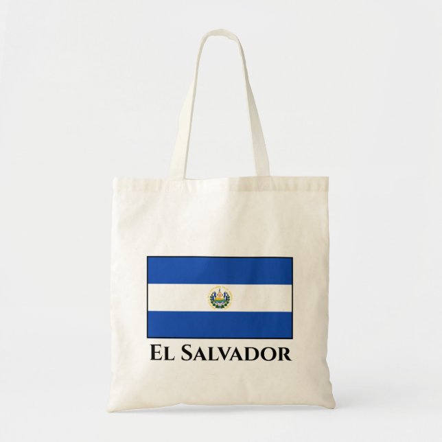 Tote Bag Drapeau El Salvador (Devant)