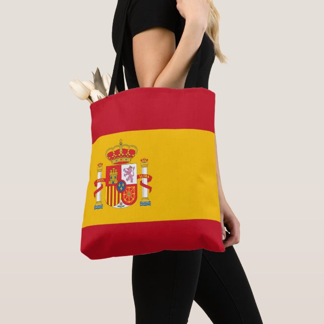 Tote Bag Drapeau espagnol (De près)