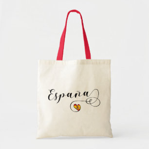 Tote Bag Drapeau espagnol de coeur d'España
