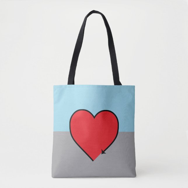 Tote Bag Drapeau et symbole de la fierté autosexuelle (Devant)