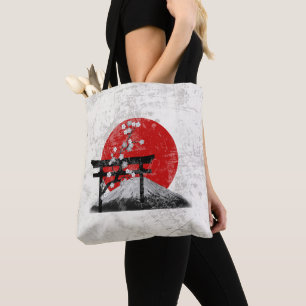 Tote Bag Drapeau et symboles du Japon ID153