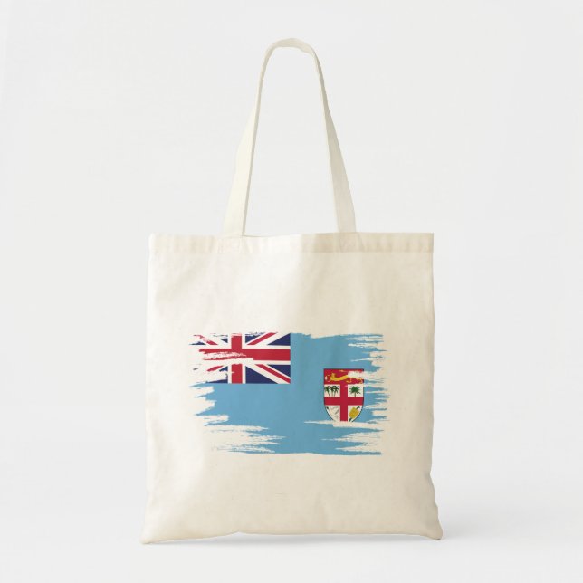Tote Bag Drapeau Fidji (Devant)