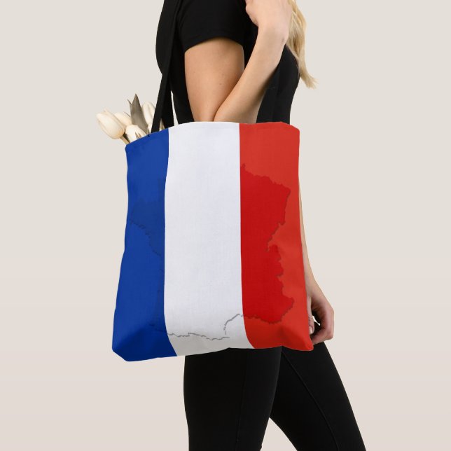 Tote Bag drapeau français (De près)