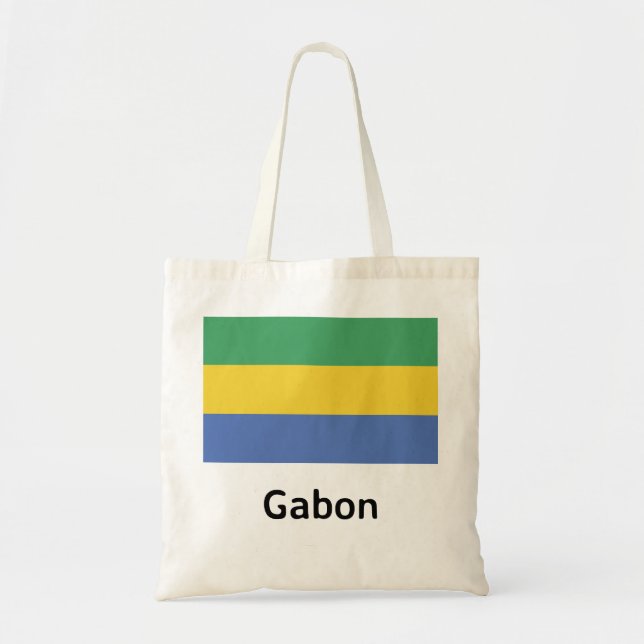 Tote Bag Drapeau Gabon (Devant)