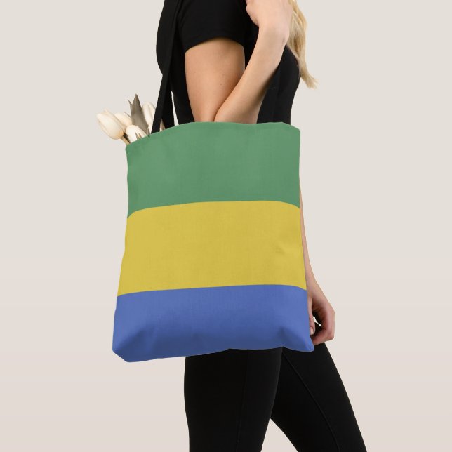 Tote Bag Drapeau Gabon (De près)