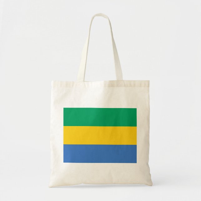 Tote Bag Drapeau gabonais (Gabon) (Devant)