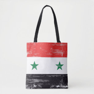 Tote Bag Drapeau grunge de la Syrie