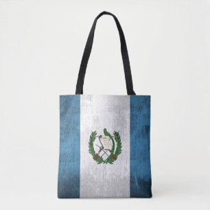 Tote Bag Drapeau grunge du Guatemala