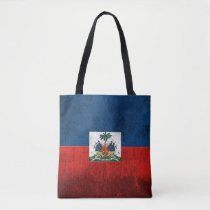 Tote Bag Drapeau grunge du Haïti