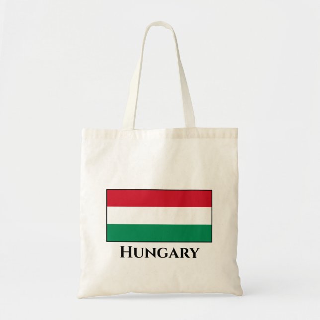 Tote Bag Drapeau hongrois (Devant)