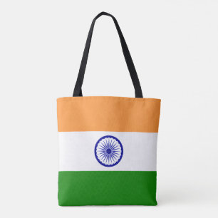 Tote Bag Drapeau indien, Drapeau de l'Inde