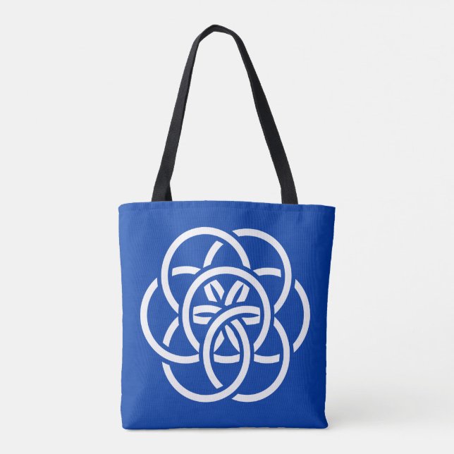 Tote Bag Drapeau international de la planète Terre (Dos)
