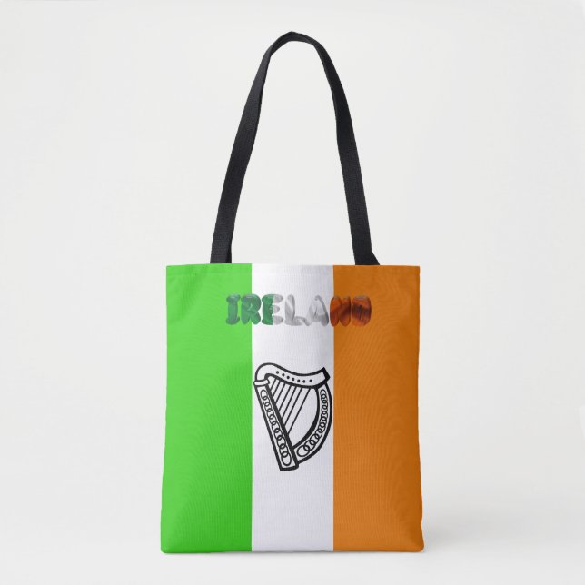 Tote Bag Drapeau irlandais (Devant)