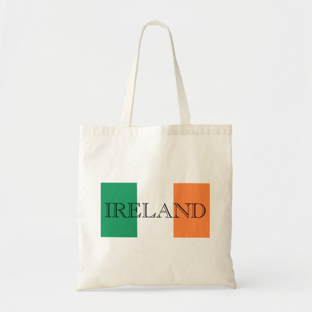 Tote Bag Drapeau irlandais Irlande btct (Devant)