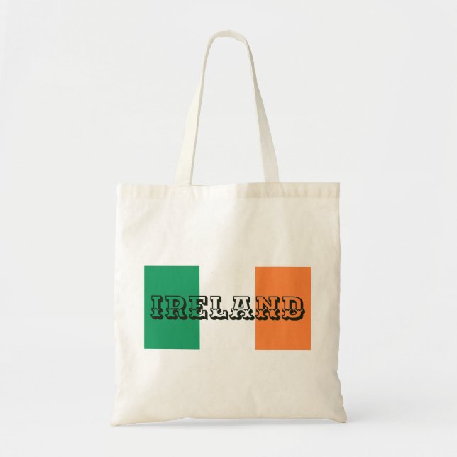 Tote Bag Drapeau irlandais Irlande btct (Devant)