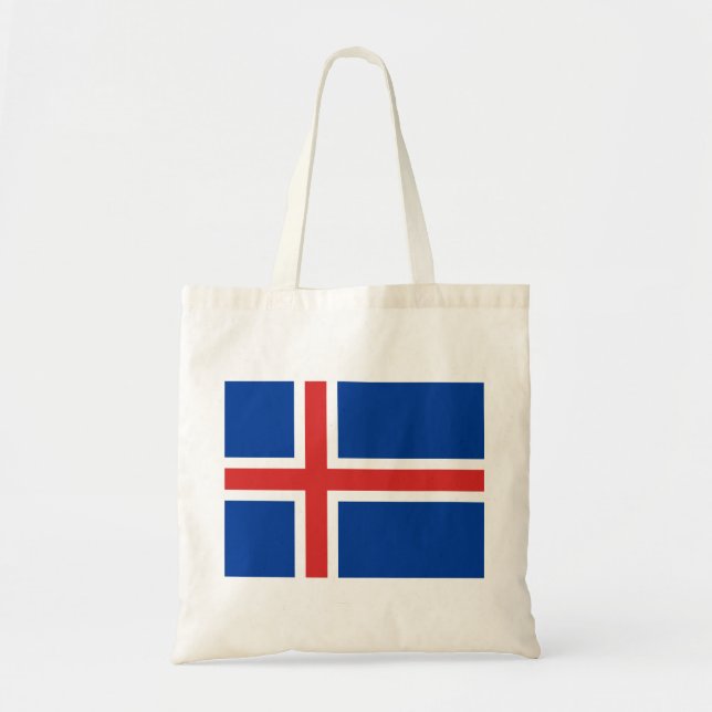 Tote Bag Drapeau islandais (Devant)