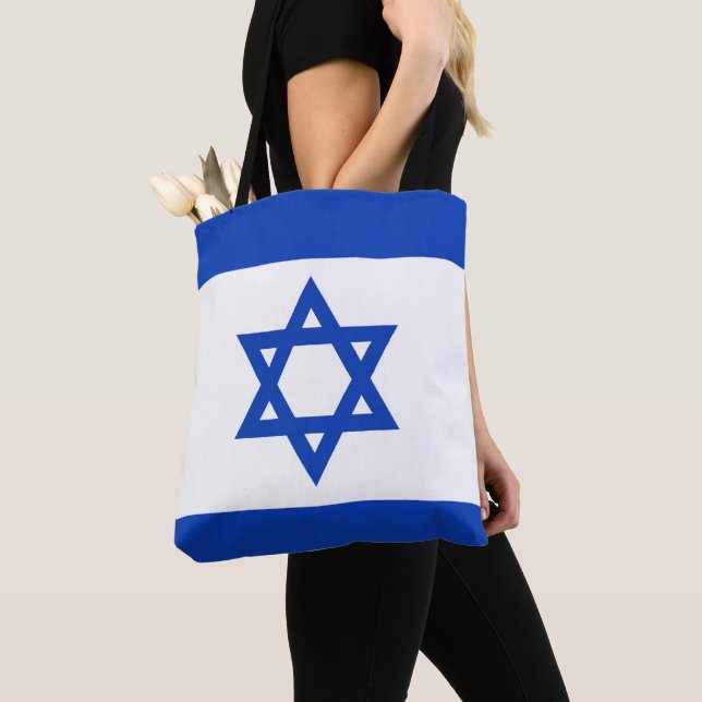 Tote Bag Drapeau Israël (De près)
