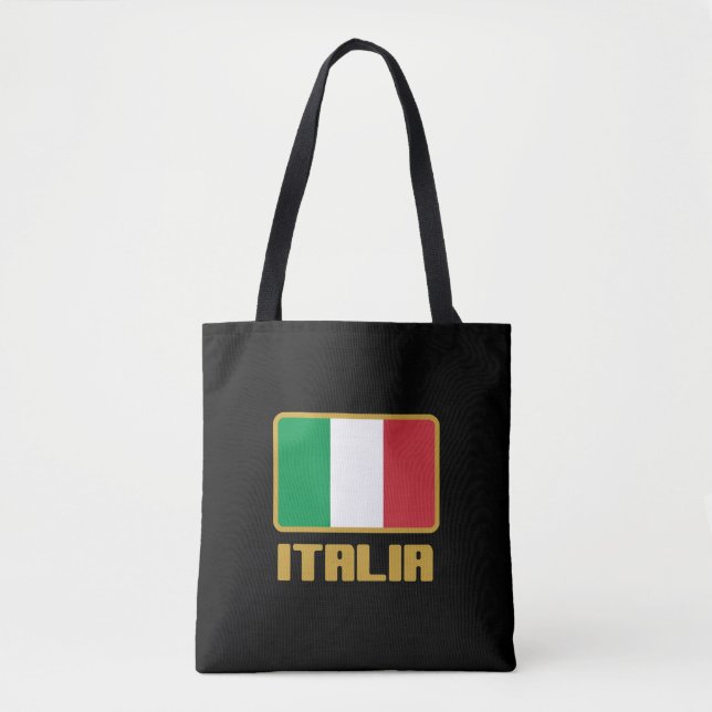 Tote Bag Drapeau Italie (Devant)
