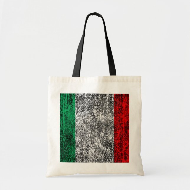 Tote Bag drapeau italie (Devant)