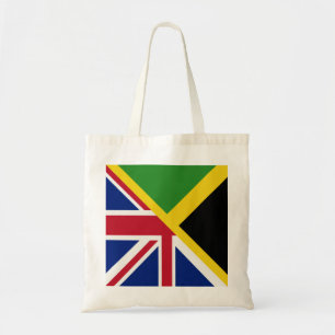 Tote Bag Drapeau jamaïcain Drapeau de la moitié Jamaïque