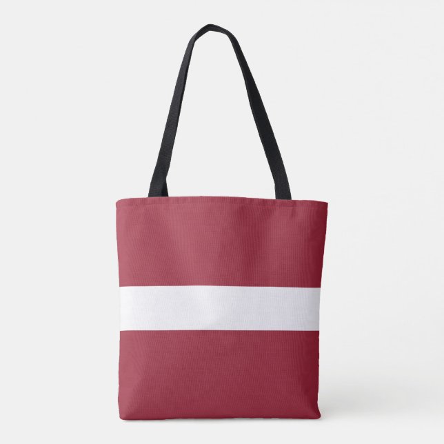 Tote Bag Drapeau Lettonie (Dos)