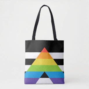 Tote Bag Drapeau LGBTQ de la Fierté d'Ally droit