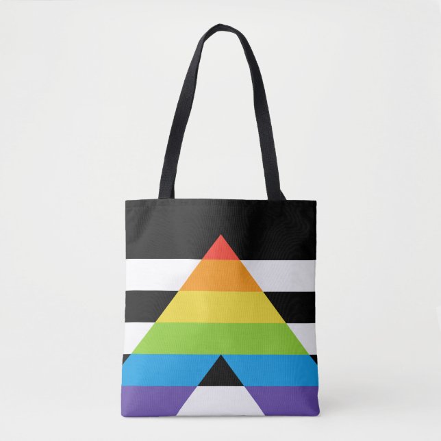 Tote Bag Drapeau LGBTQ de la Fierté d'Ally droit (Devant)