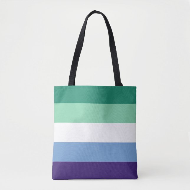 Tote Bag Drapeau LGBTQ Gay Men Pride (Devant)