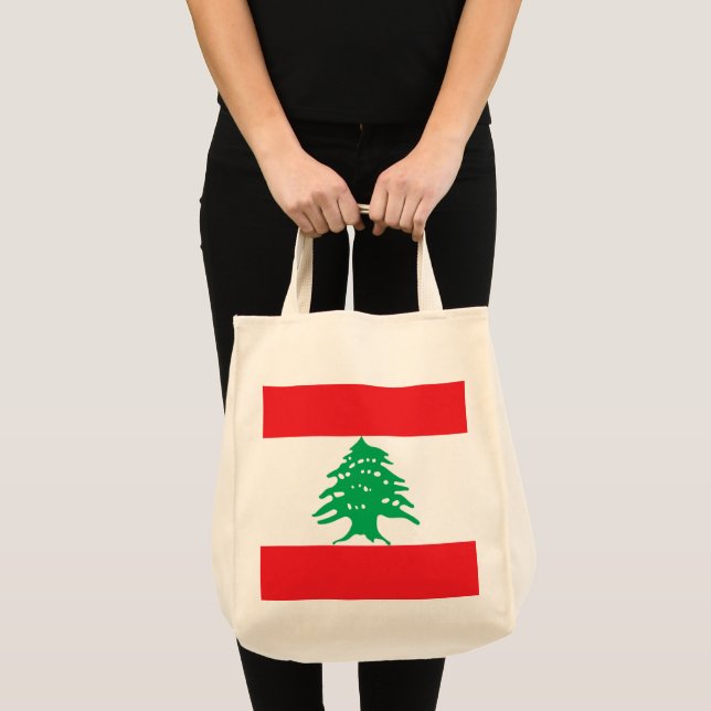 Tote Bag Drapeau libanais (Devant (produit))