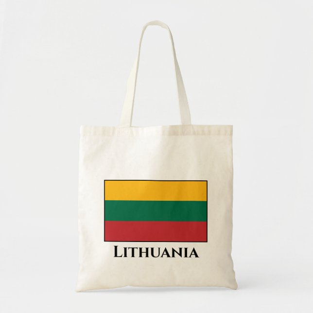 Tote Bag Drapeau lituanien (Devant)
