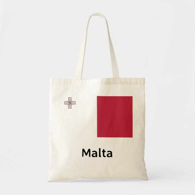 Tote Bag Drapeau Malte (Devant)